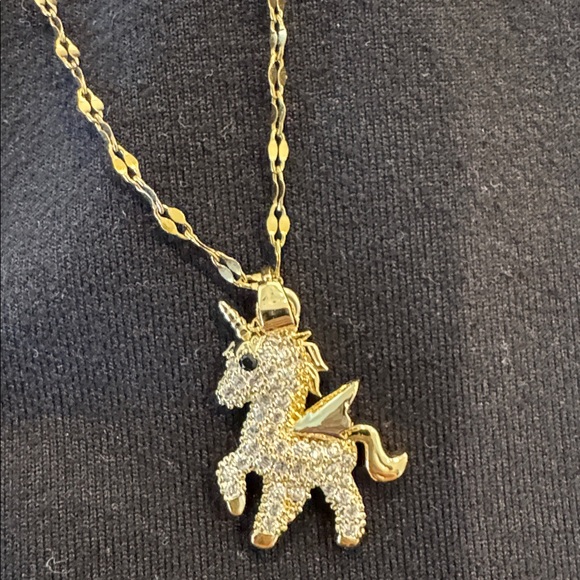 Sparkly Unicorn Necklace - Picture 2 of 4